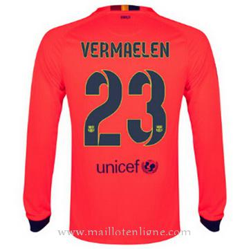 Maillot Barcelone Manche Longue Vermaelen Exterieur 2014 2015