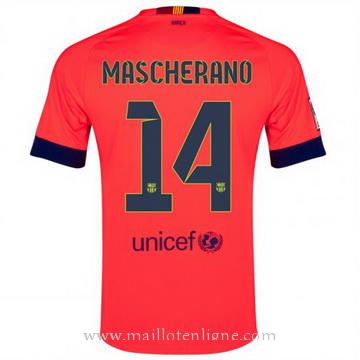 Maillot Barcelone Mascherano Exterieur 2014 2015