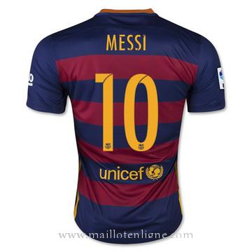 Maillot Barcelone Messi Domicile 2015 2016