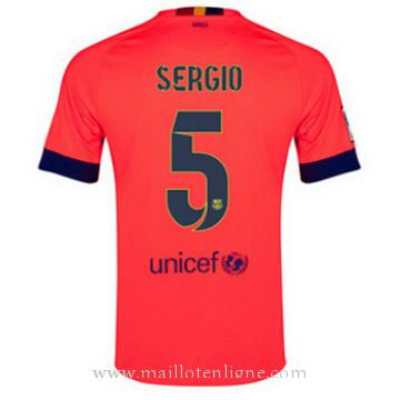 Maillot Barcelone Sergio Exterieur 2014 2015