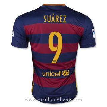 Maillot Barcelone Suarez Domicile 2015 2016