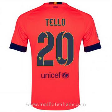 Maillot Barcelone Tello Exterieur 2014 2015