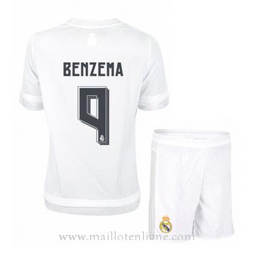 Maillot Real Madrid Enfant BENZEMA Domicile 2015 2016