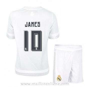 Maillot Real Madrid Enfant JAMES Domicile 2015 2016