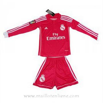 Maillot Real Madrid ML Enfant Exterieur 2014 2015