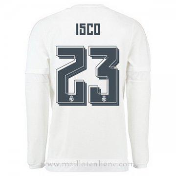 Maillot Real Madrid Manche Longue ISCO Domicile 2015 2016