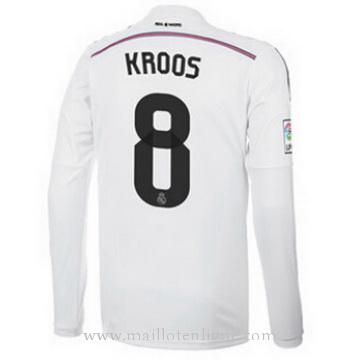 Maillot Real Madrid Manche Longue KROOS Domicile 2014 2015