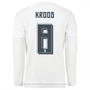 Maillot Real Madrid Manche Longue KROOS Domicile 2015 2016