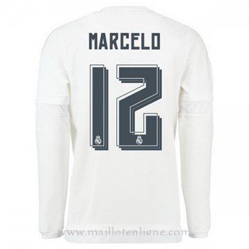 Maillot Real Madrid Manche Longue MARCELO Domicile 2015 2016