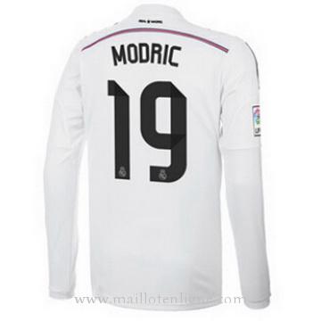 Maillot Real Madrid Manche Longue MODRIC Domicile 2014 2015