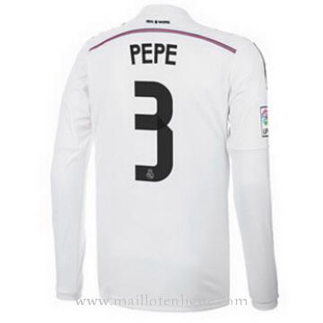 Maillot Real Madrid Manche Longue PEPE Domicile 2014 2015