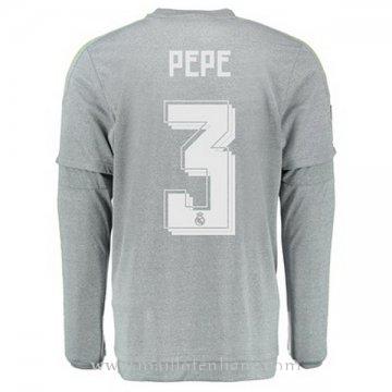 Maillot Real Madrid Manche Longue PEPE Exterieur 2015 2016