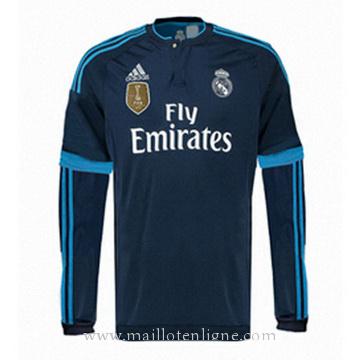 Maillot Real Madrid Manche Longue Troisieme 2015 2016