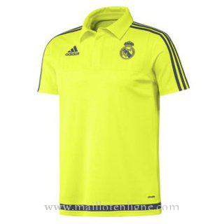 Maillot Real Madrid polo Jaune 2016 2017