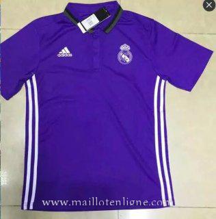 Maillot Real Madrid polo Violet 2016 2017
