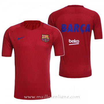 Maillot avant-match Barcelone Rouge 2016 2017