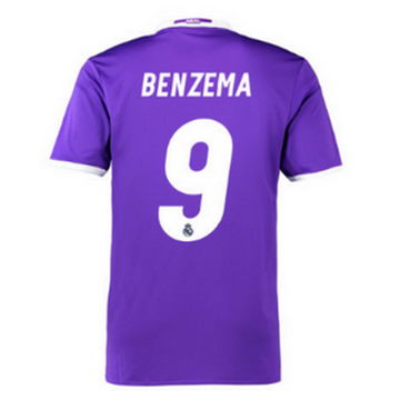 Maillot Real Madrid BENZEMA Exterieur 2016 2017