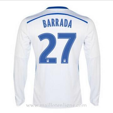 Maillot Marseille Manche Longue BARRADA Domicile 2014 2015