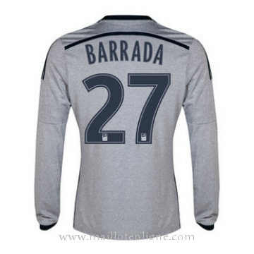 Maillot Marseille Manche Longue BARRADA Exterieur 2014 2015