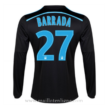 Maillot Marseille Manche Longue BARRADA Troisieme 2014 2015