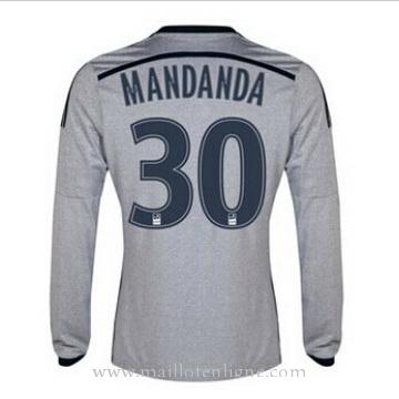 Maillot Marseille Manche Longue MANDANDA Exterieur 2014 2015