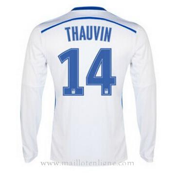 Maillot Marseille Manche Longue THAUVIN Domicile 2014 2015