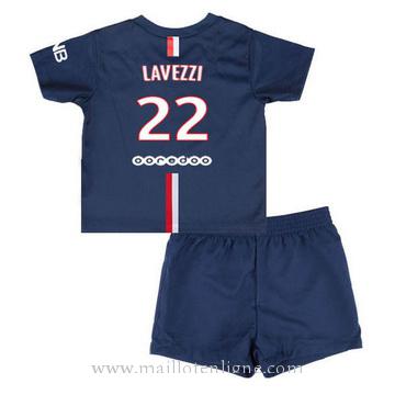 Maillot PSG Enfant LAVEZZI Domicile 2014 2015