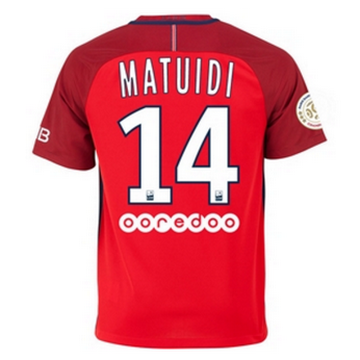 Maillot PSG MATUIDI Exterieur 2016 2017