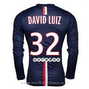 Maillot PSG ML DAVID LUIZ Domicile 2014 2015