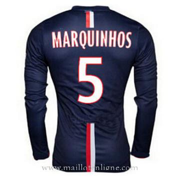 Maillot PSG ML MARQUINHOS Domicile 2014 2015