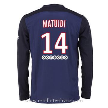 Maillot PSG Manche Longue MATUIDI Domicile 2015 2016