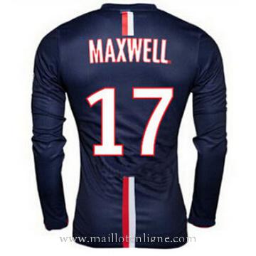 Maillot PSG Manche Longue MAXWELL Domicile 2014 2015