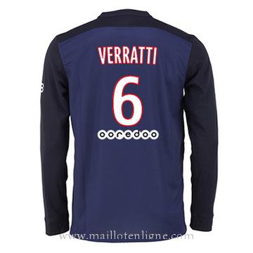 Maillot PSG Manche Longue VERRATTI Domicile 2015 2016