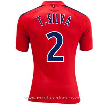 Maillot PSG T Silva Troisieme 2014 2015