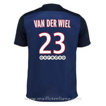 Maillot PSG VAN DER WIEL Domicile 2015 2016