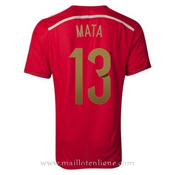 Maillot Espagne MATA Domicile 2014 2015