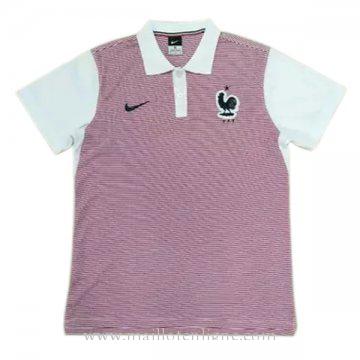 Maillot France polo Rose 2016 2017