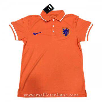 Maillot Hollande polo Orange 2016 2017