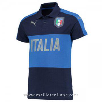 Maillot Italie polo Bleu fonce 2016 2017