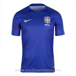 Maillot avant-match Bresil Bleu 2016 2017